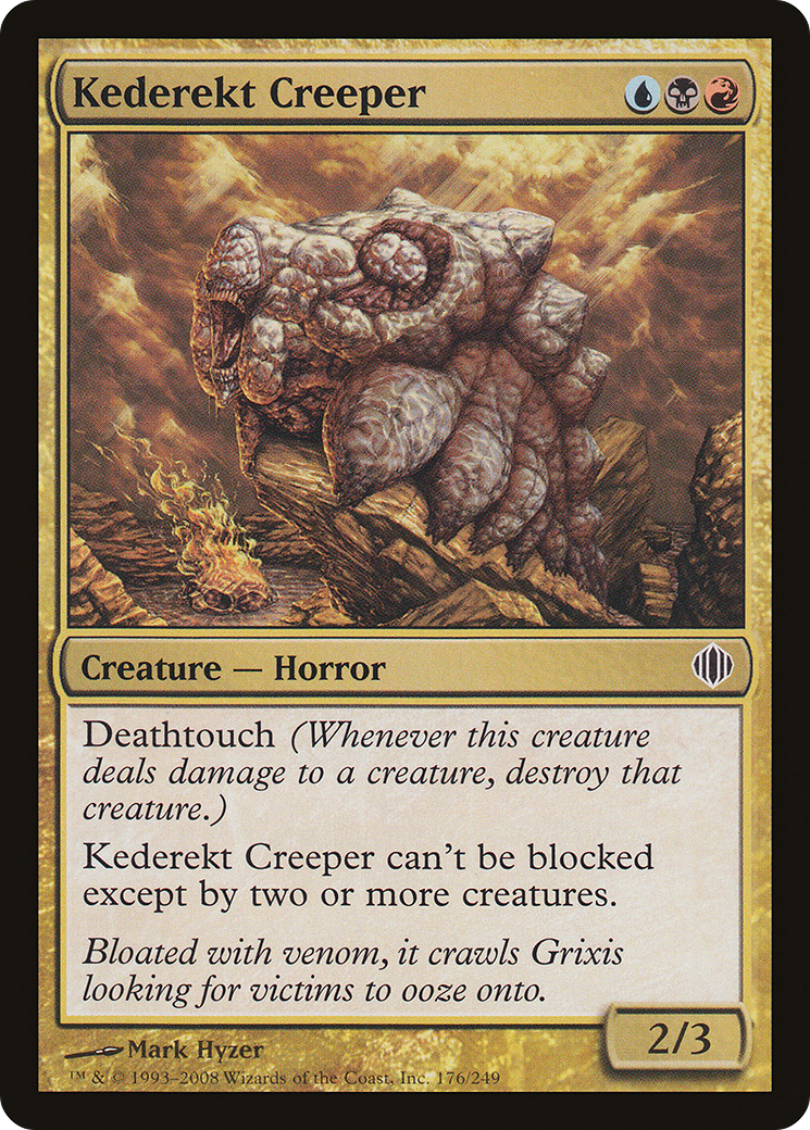 Kederekt Creeper (176) Foil - Shards of Alara