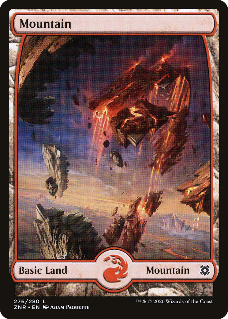 Mountain – Full Art (276) Foil - Zendikar Rising