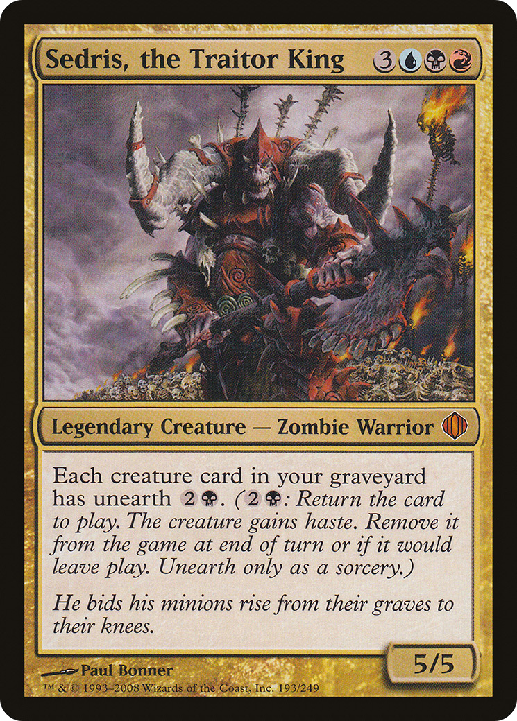 Sedris, the Traitor King (193) Foil - Shards of Alara