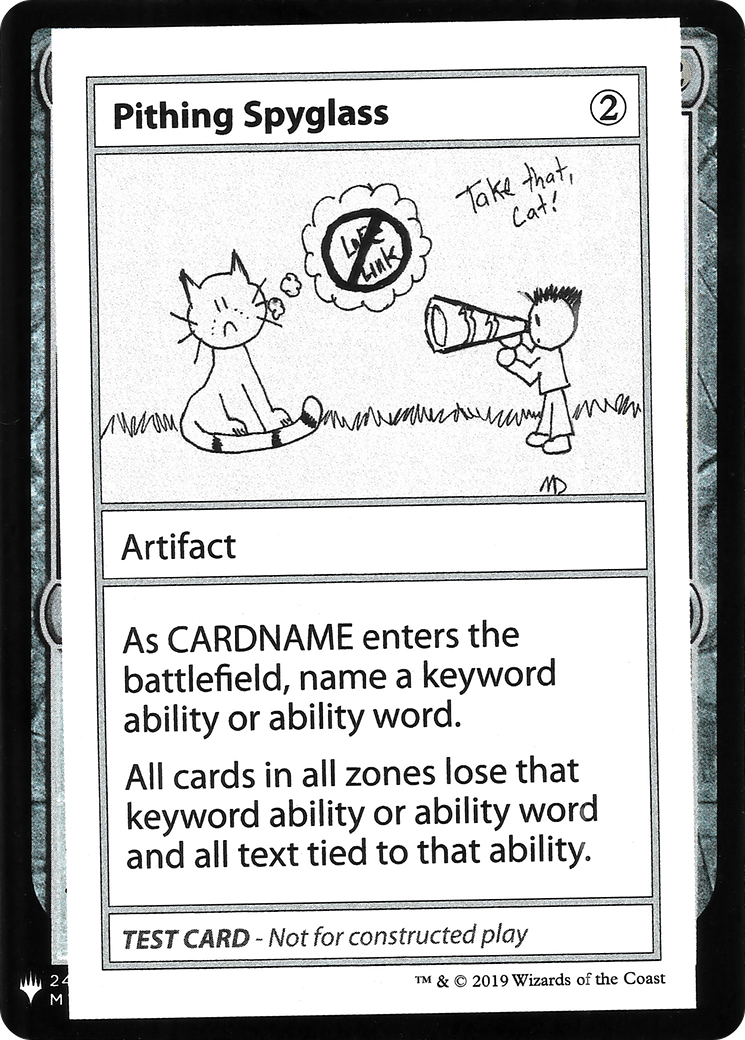 Pithing Spyglass - Mystery Booster Playtest Cards 2019