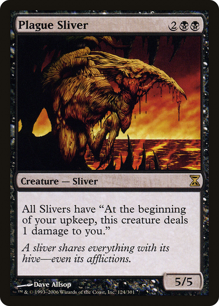 Plague Sliver (124) Foil - Time Spiral