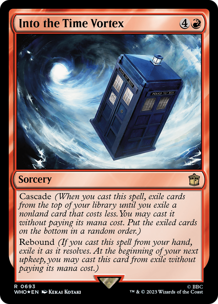 Into the Time Vortex (693) Foil - Doctor Who