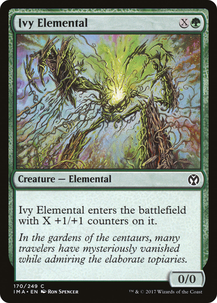 Ivy Elemental (170) Foil - Iconic Masters