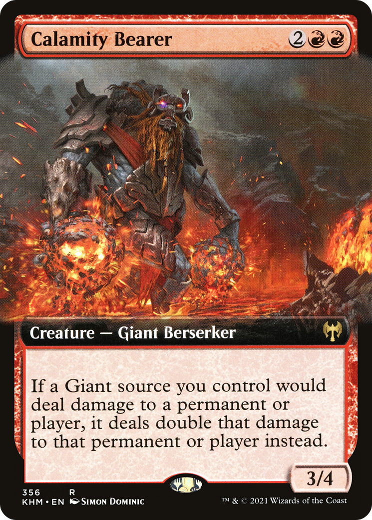 Calamity Bearer (Extended Art) (356) Foil - Kaldheim