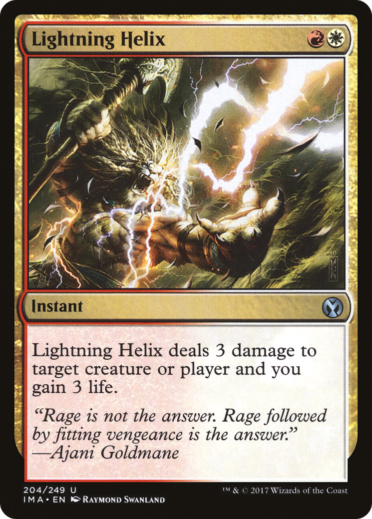 Lightning Helix (204) Foil - Iconic Masters
