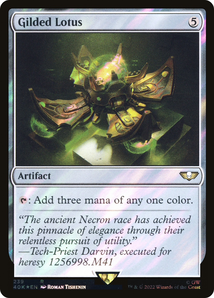 Gilded Lotus (239) Surge Foil - Warhammer 40,000 Commander