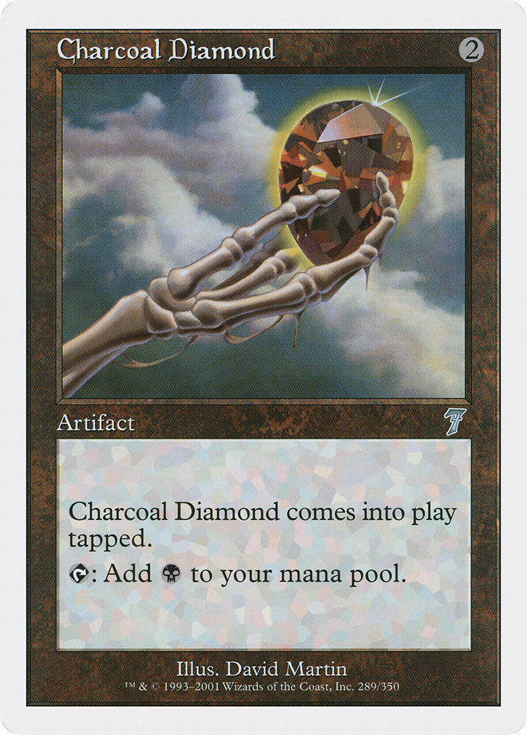 Charcoal Diamond (289) Foil - Seventh Edition