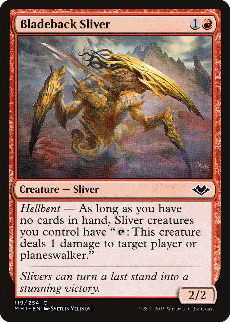 Bladeback Sliver (119) - Modern Horizons