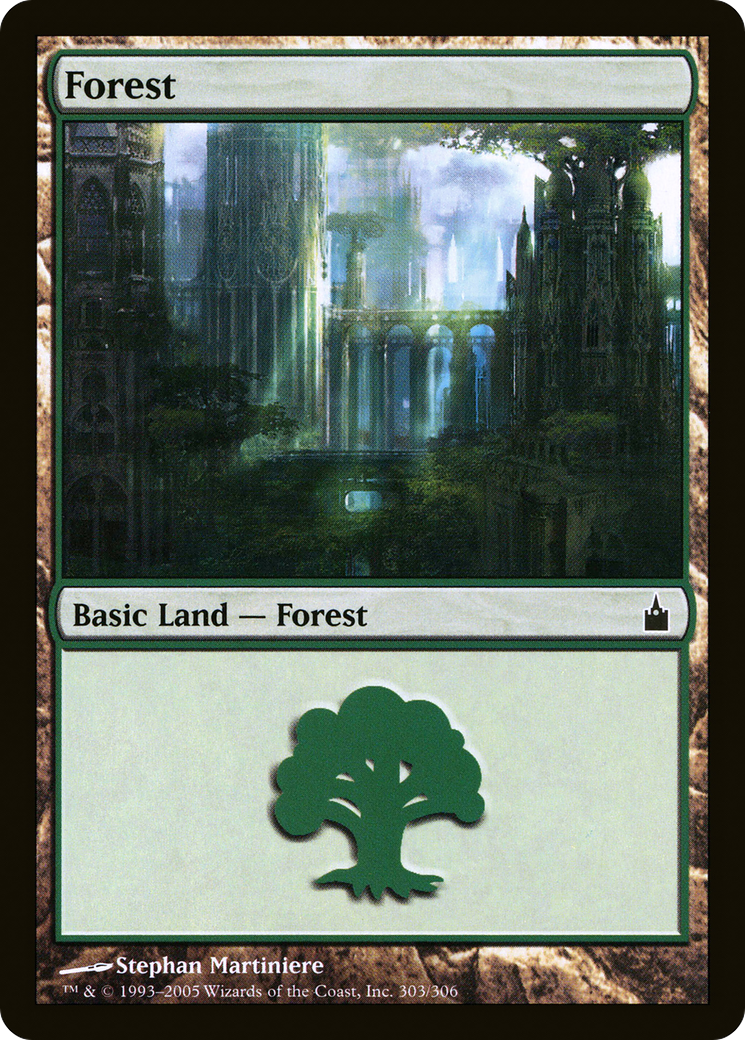 Forest (303) - Ravnica: City of Guilds