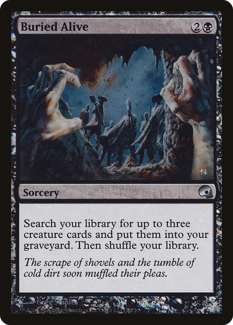 Buried Alive (020) Foil - Premium Deck Series: Graveborn