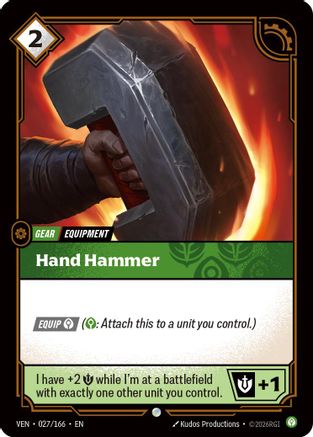 Hand Hammer (027) Foil - Vendetta