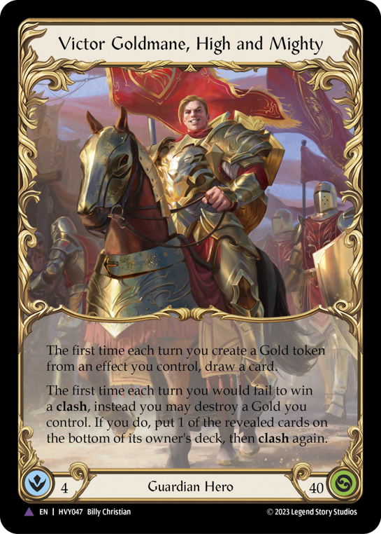 Victor Goldmane, High and Mighty (Marvel) (HVY047) Cold Foil - Heavy Hitters