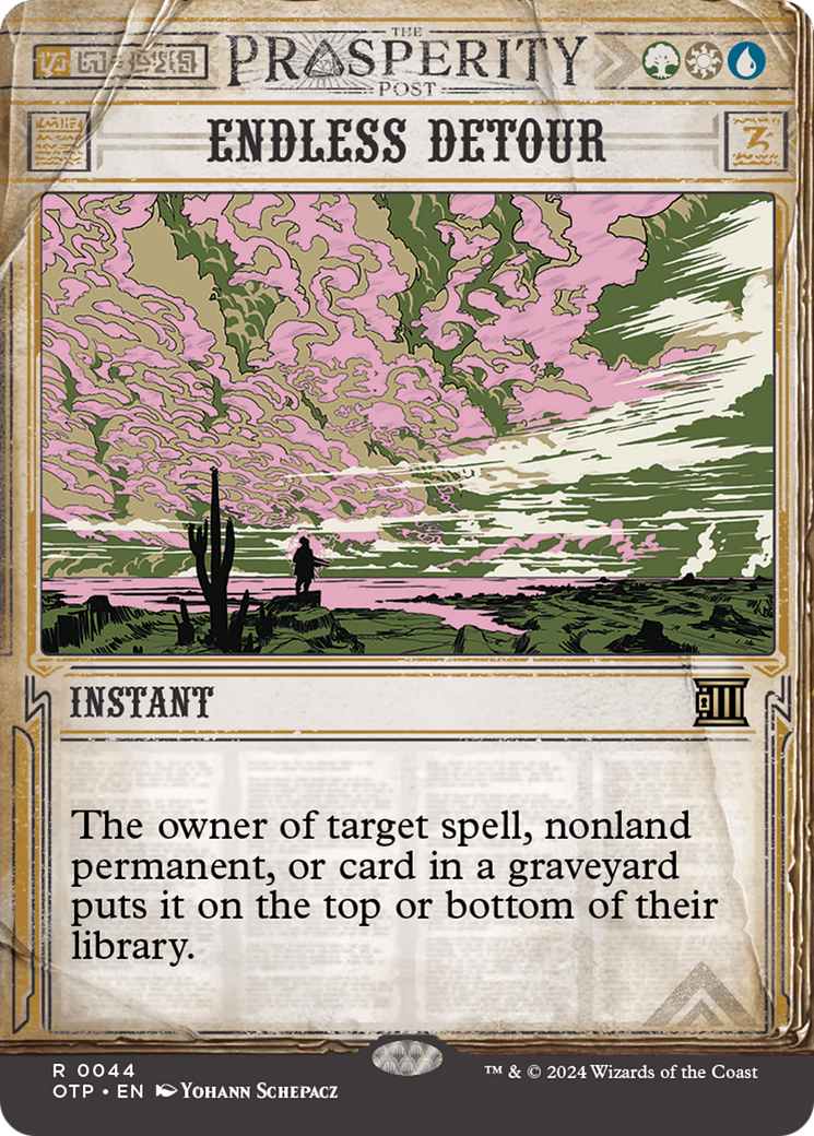 Endless Detour (Showcase) (044) Foil - Breaking News