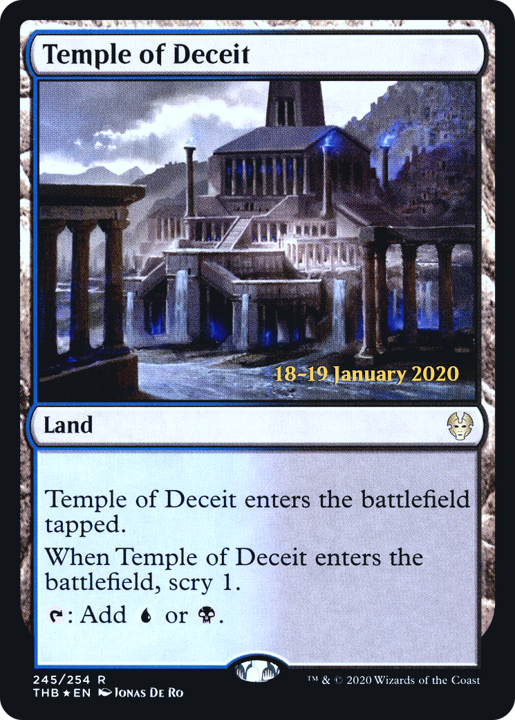 Temple of Deceit (245) Foil - Theros Beyond Death Promos