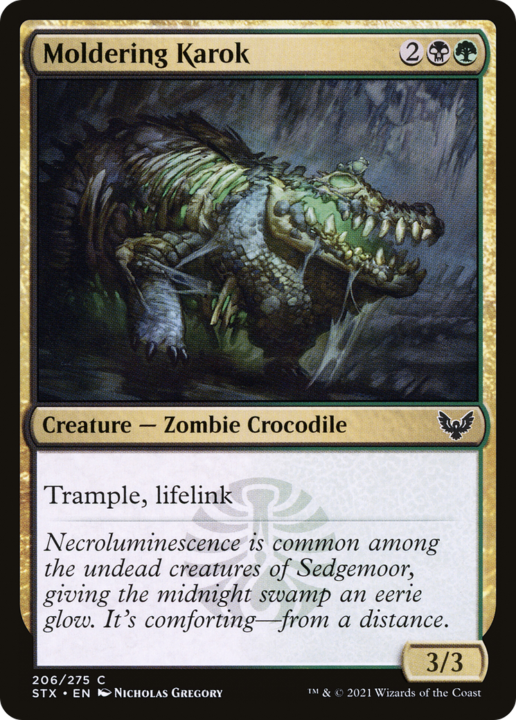 Moldering Karok (206) Foil - Strixhaven: School of Mages