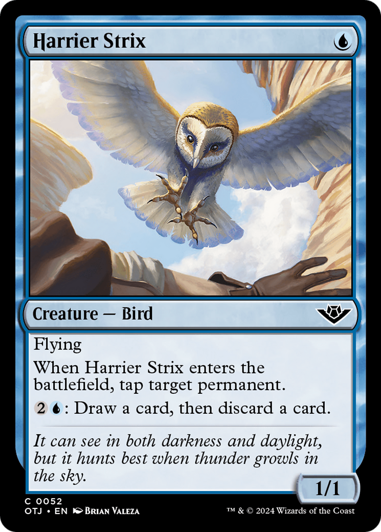 Harrier Strix (052) Foil - Outlaws of Thunder Junction