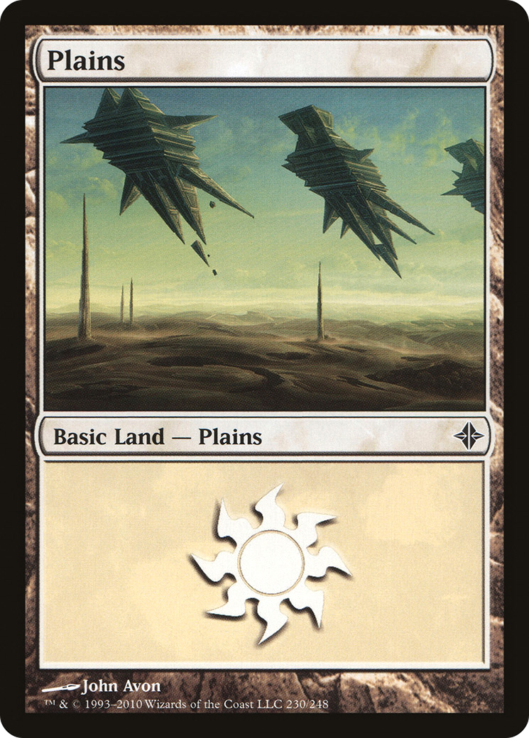 Plains (230) Foil - Rise of the Eldrazi