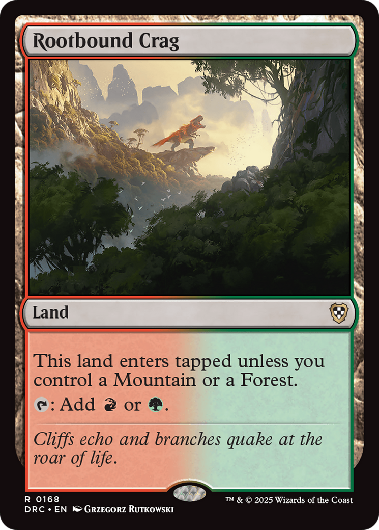 Rootbound Crag (168) - Commander: Aetherdrift