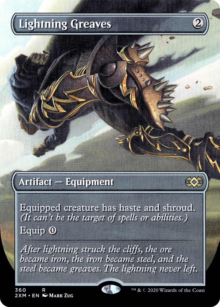 Lightning Greaves (360) Foil - Double Masters