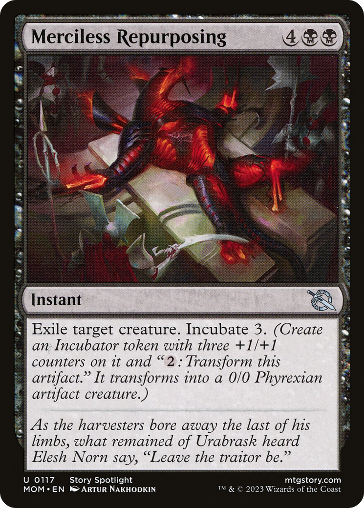Merciless Repurposing (117) Foil - March of the Machine