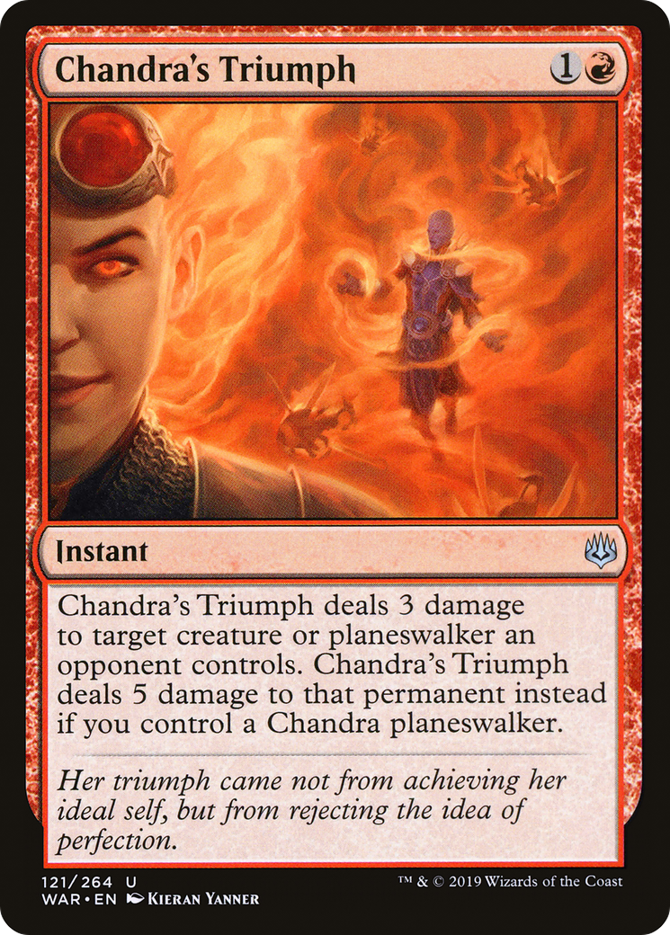Chandra's Triumph (121) Foil - War of the Spark