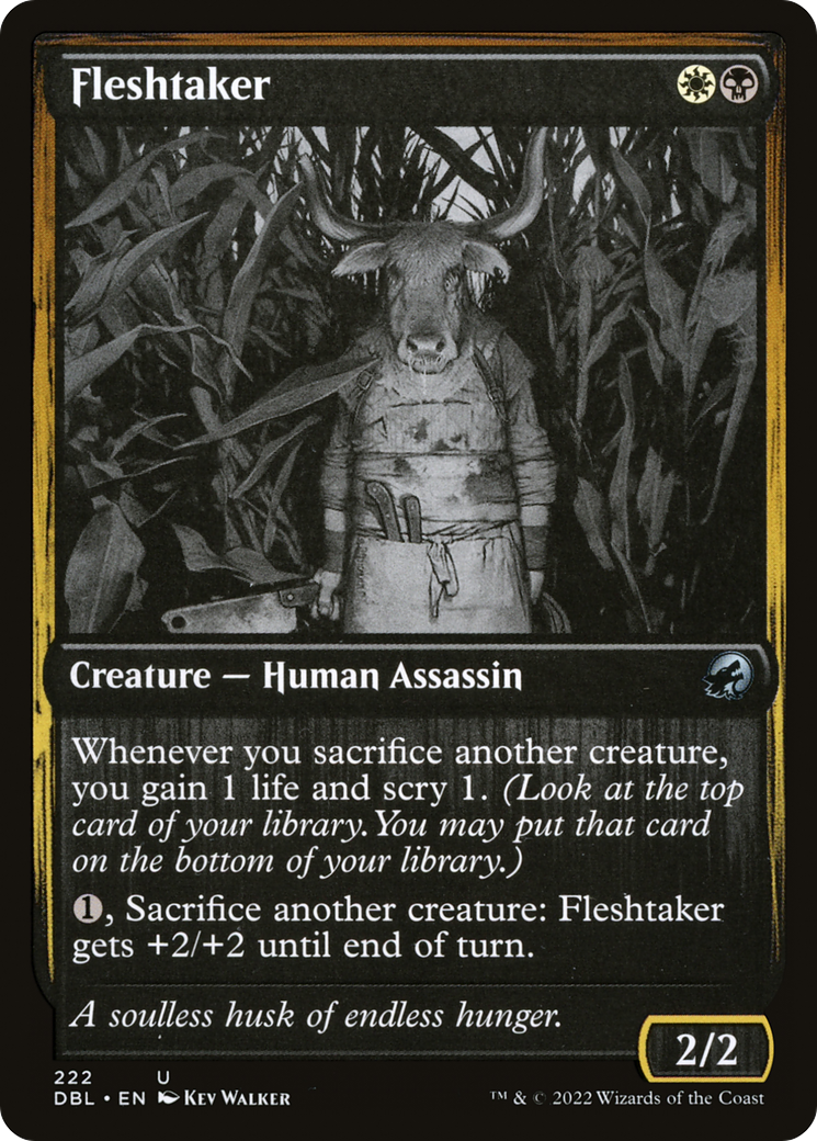 Fleshtaker (222) Foil - Innistrad: Double Feature