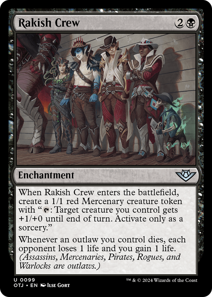 Rakish Crew (099) Foil - Outlaws of Thunder Junction