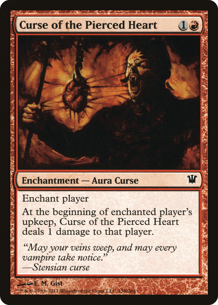 Curse of the Pierced Heart (138) Foil - Innistrad