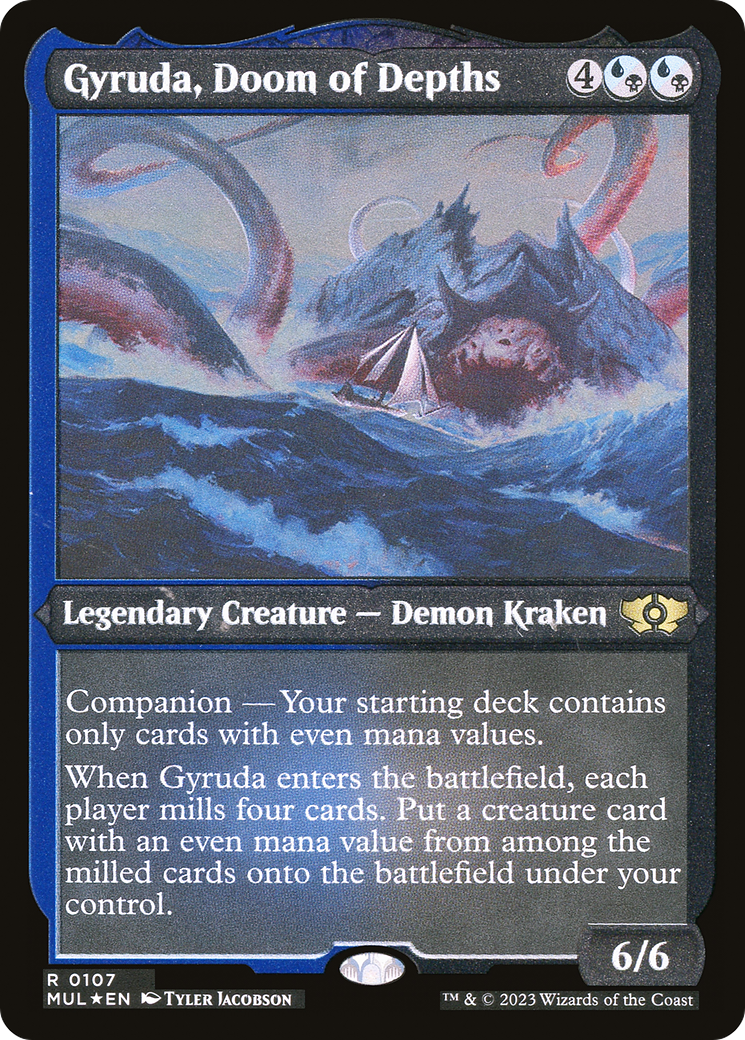 Gyruda, Doom of Depths (107) Foil - Multiverse Legends