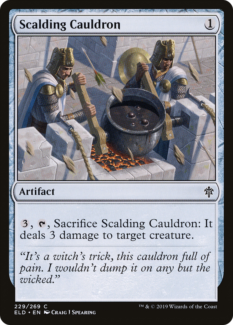 Scalding Cauldron (229) Foil - Throne of Eldraine