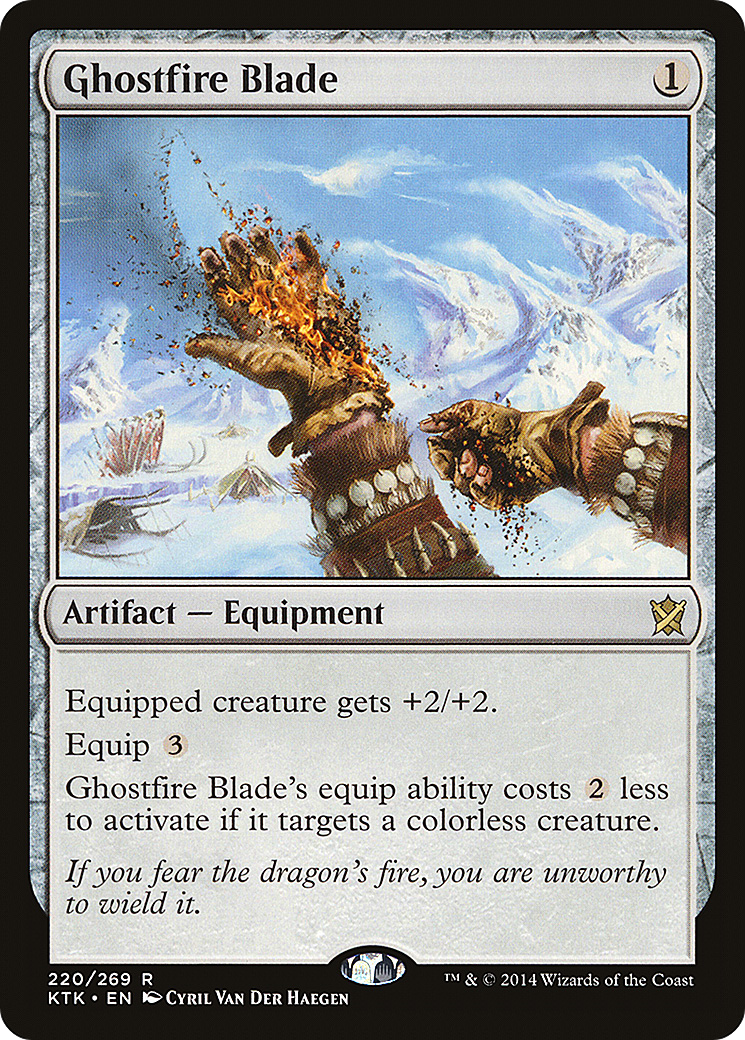 Ghostfire Blade (220) - Khans of Tarkir