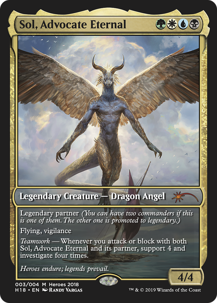 Sol, Advocate Eternal (003) - 2018 Heroes of the Realm