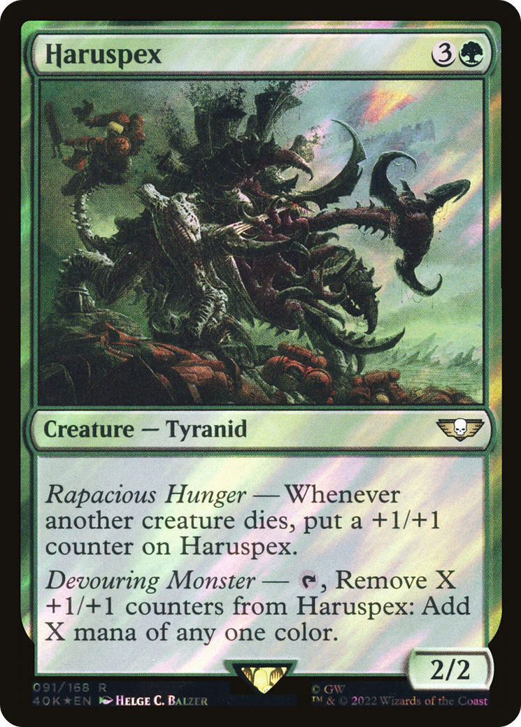 Haruspex (091) Surge Foil - Warhammer 40,000 Commander