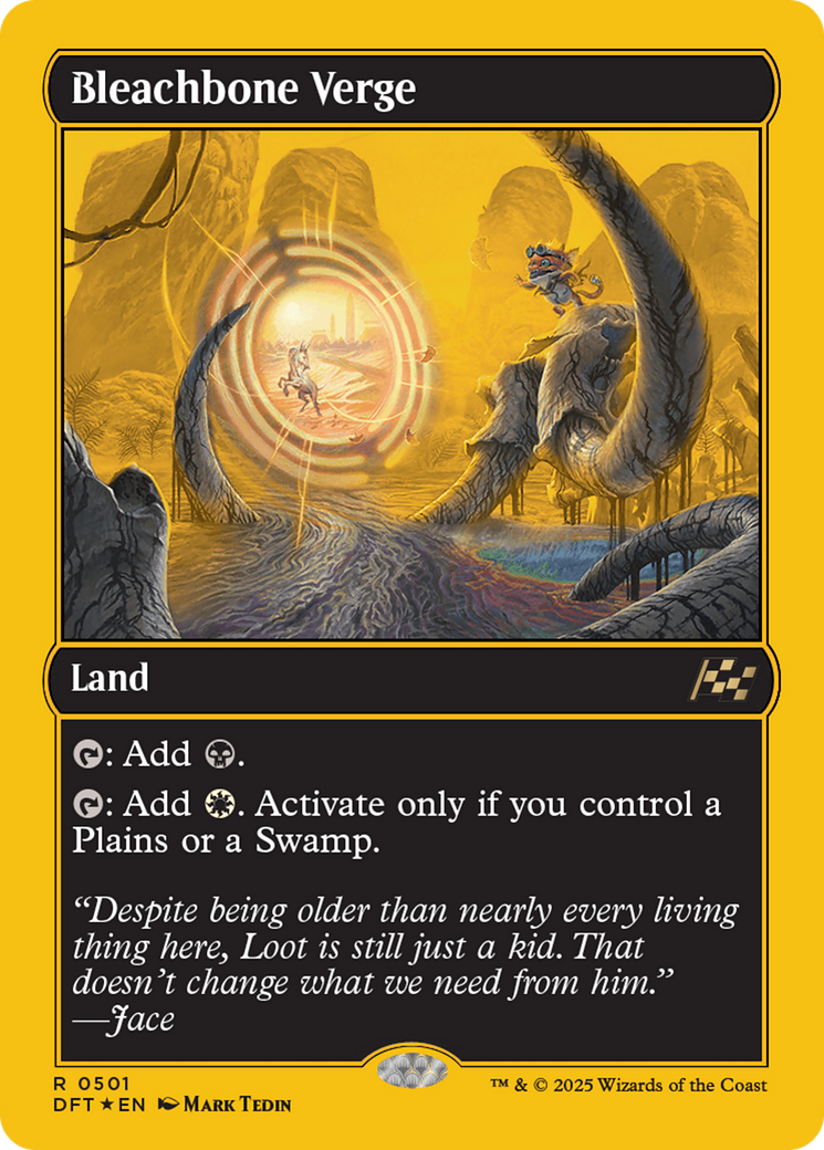 Bleachbone Verge (First-Place Foil) Foil (501) - Aetherdrift