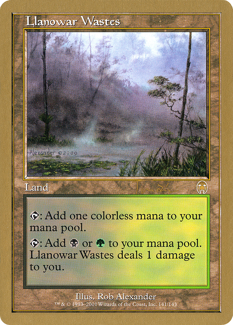 Llanowar Wastes (Retro) (jt141) - World Championship Decks 2001