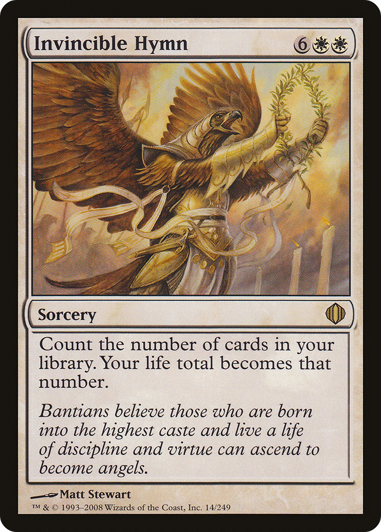 Invincible Hymn (014) Foil - Shards of Alara
