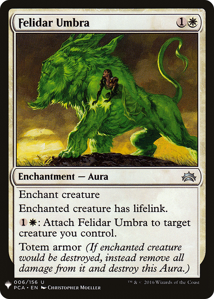 Felidar Umbra (006) - The List