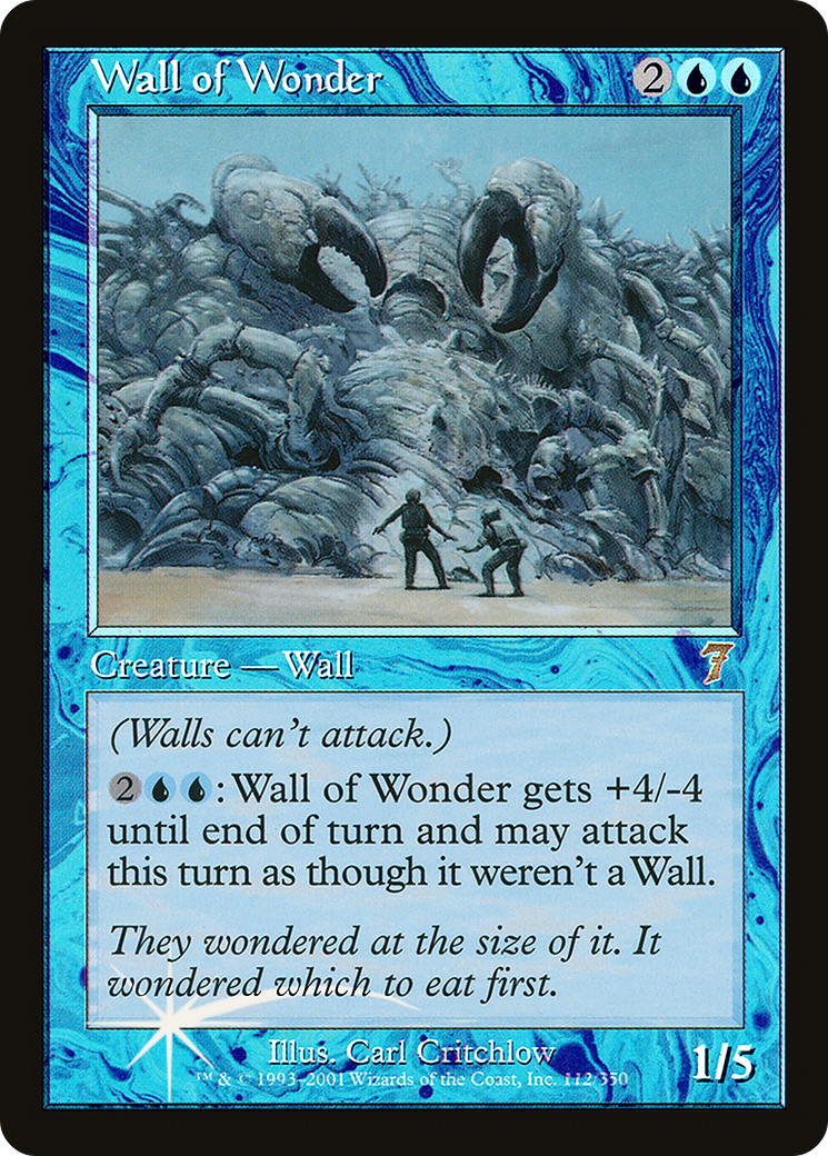 Wall of Wonder (112) - Seventh Edition