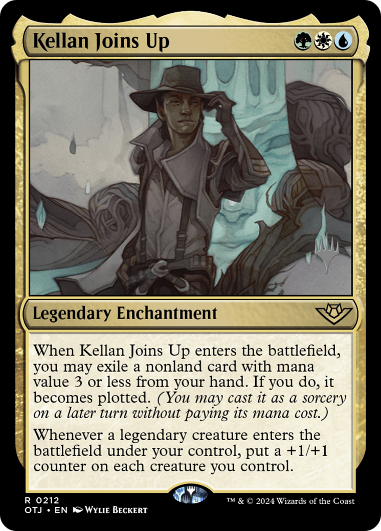 Kellan Joins Up (212) Foil - Outlaws of Thunder Junction Promos