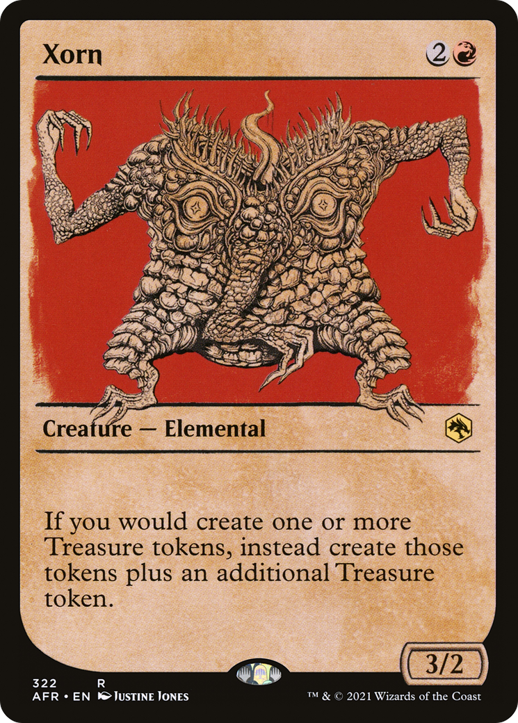 Xorn (Showcase) (322) Foil - Adventures in the Forgotten Realms