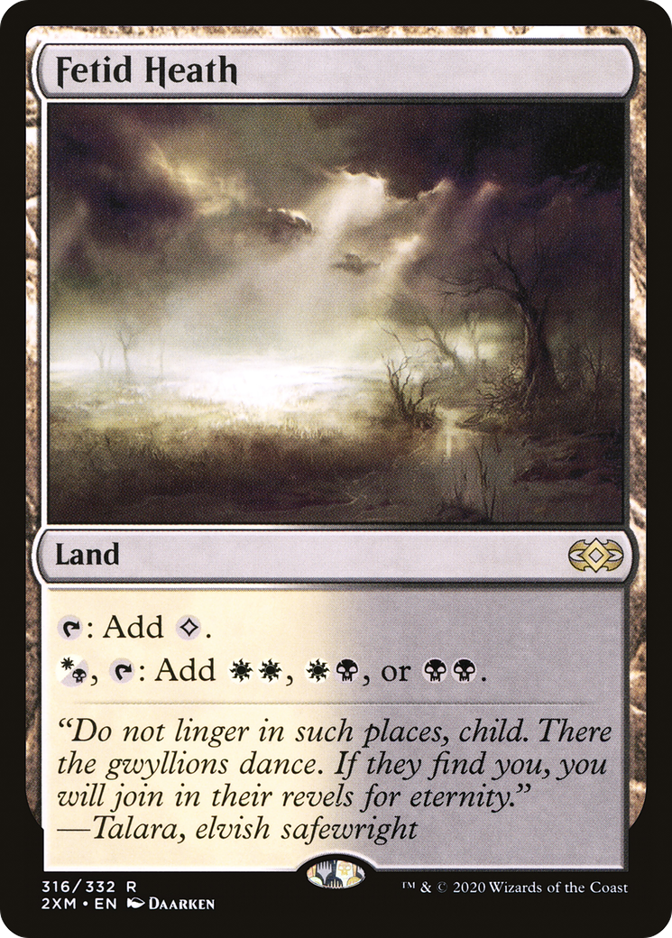 Fetid Heath (316) Foil - Double Masters