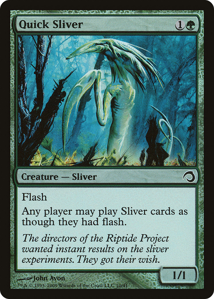 Quick Sliver (010) Foil - Premium Deck Series: Slivers