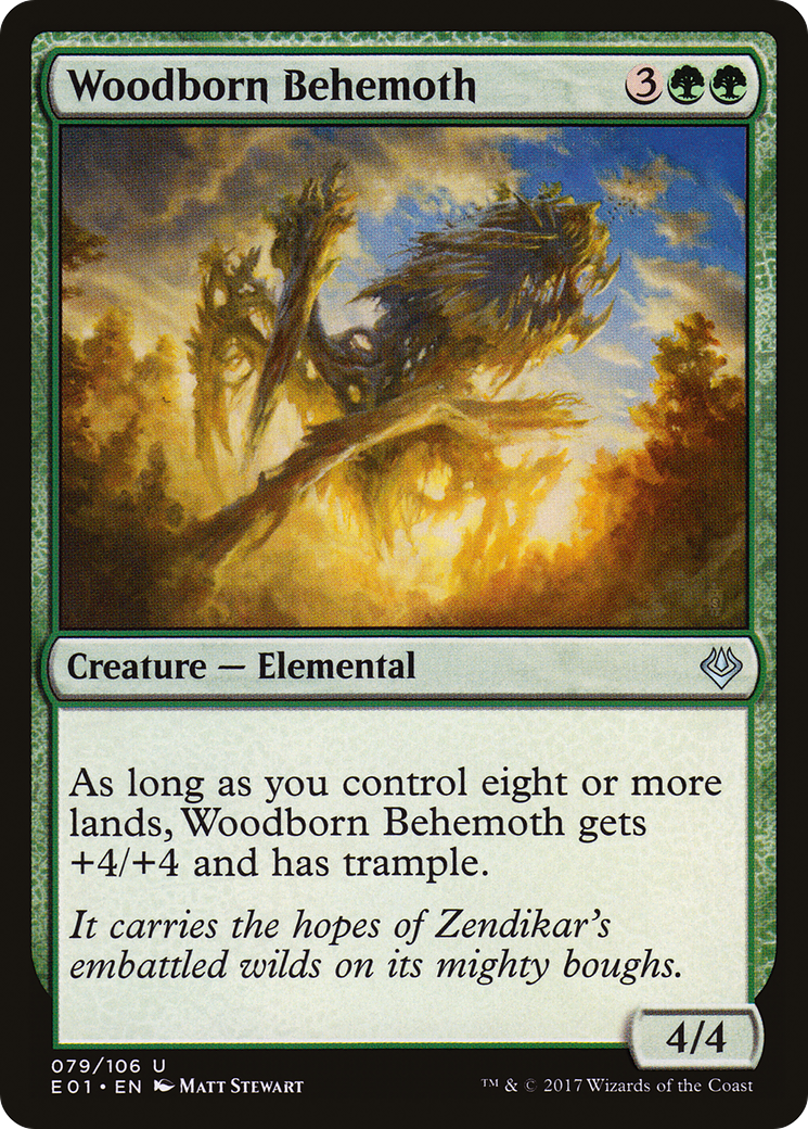 Woodborn Behemoth (079) - Archenemy: Nicol Bolas