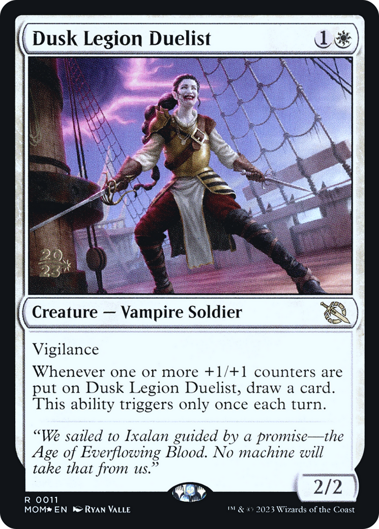 Dusk Legion Duelist (11s) Foil - March of the Machine Promos