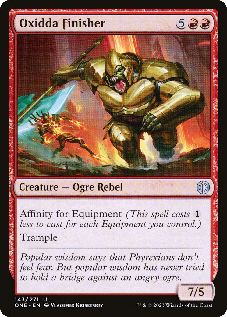 Oxidda Finisher (143) Foil - Phyrexia: All Will Be One