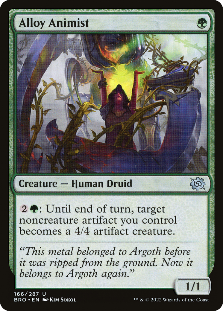 Alloy Animist (166) Foil - The Brothers' War