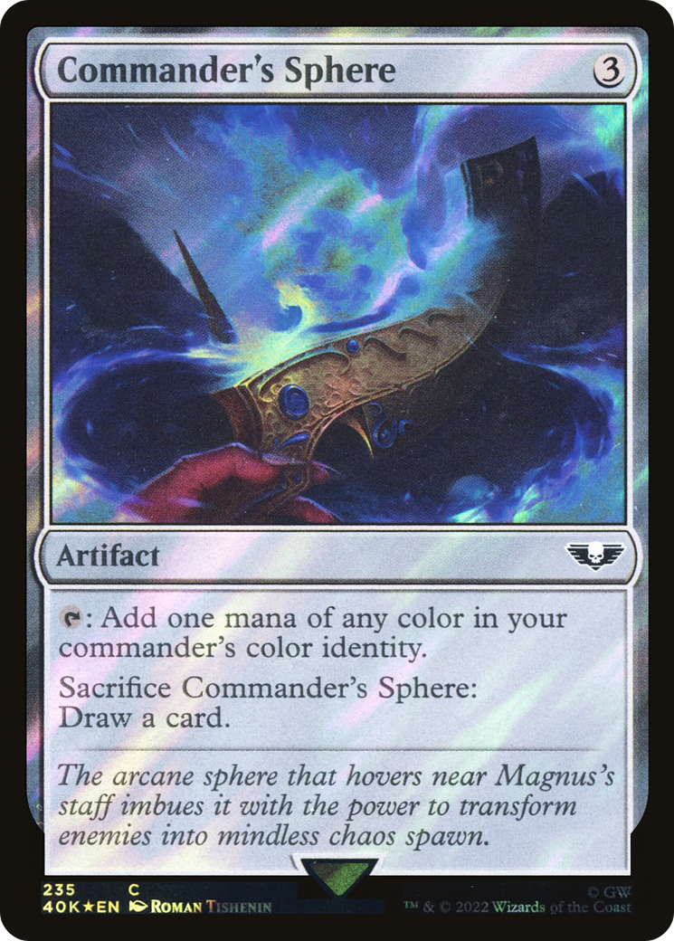 Commander's Sphere (235) Surge Foil - Warhammer 40,000 Commander