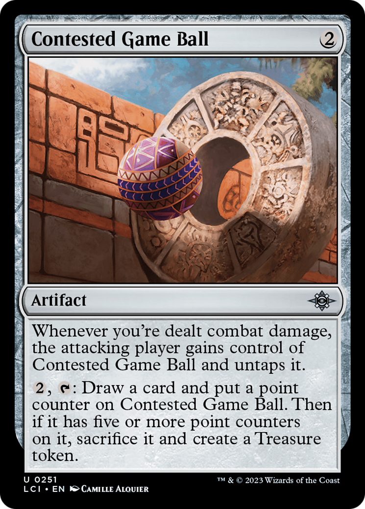 Contested Game Ball (251) Foil - The Lost Caverns of Ixalan