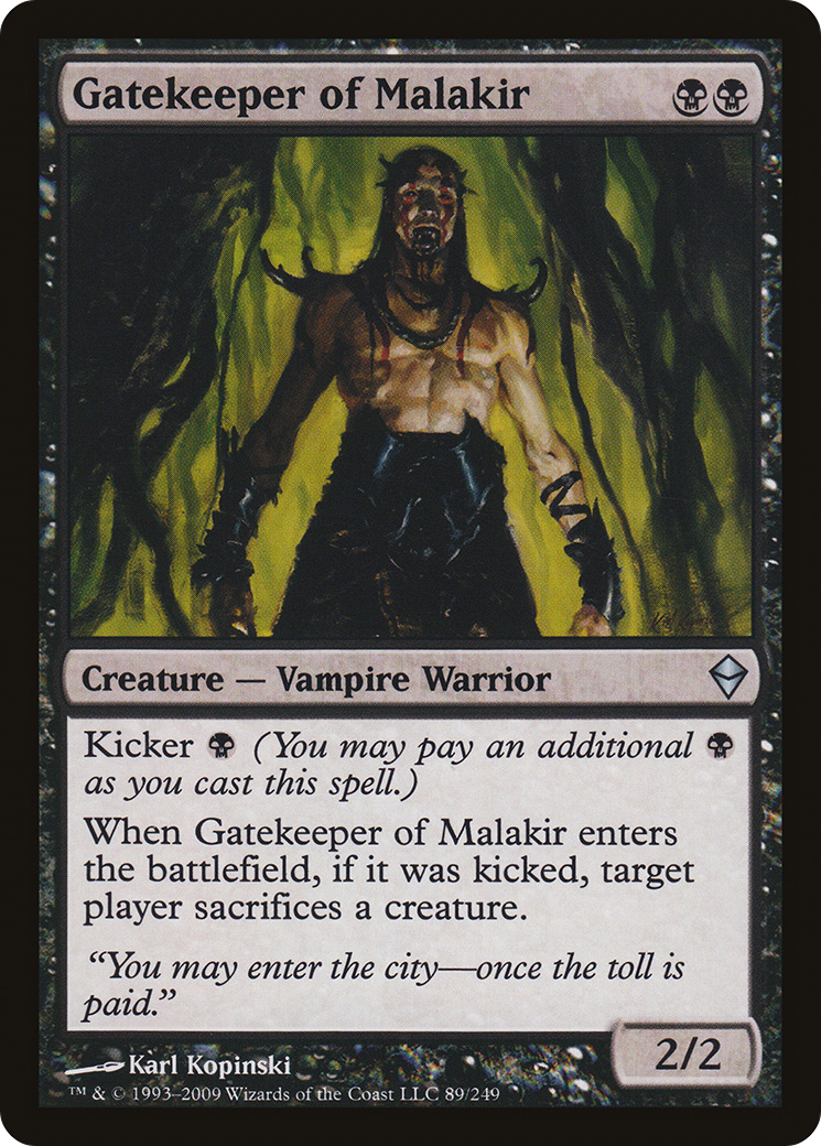 Gatekeeper of Malakir (089) - Zendikar
