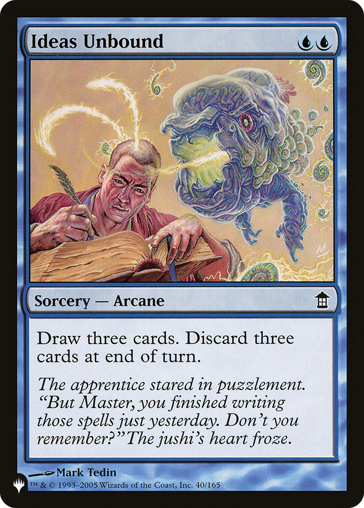 Ideas Unbound (SOK-40) - The List
